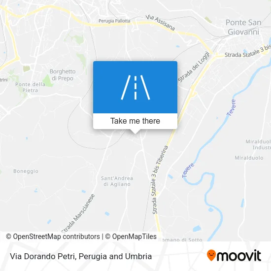 Via Dorando Petri map