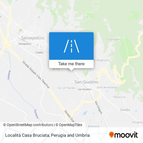 Località Casa Bruciata map