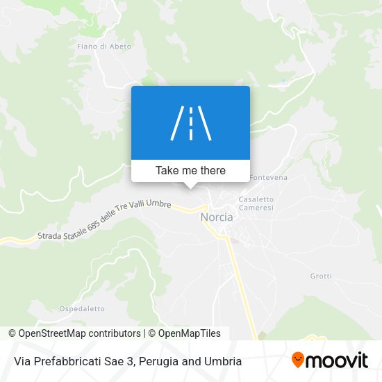 Via Prefabbricati Sae 3 map