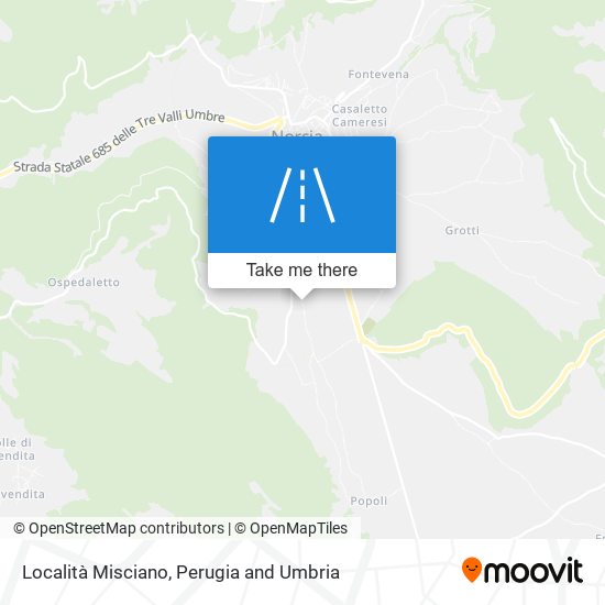 Località Misciano map