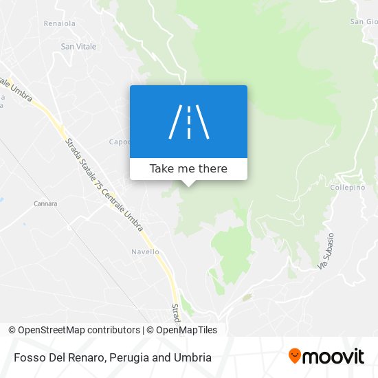 Fosso Del Renaro map