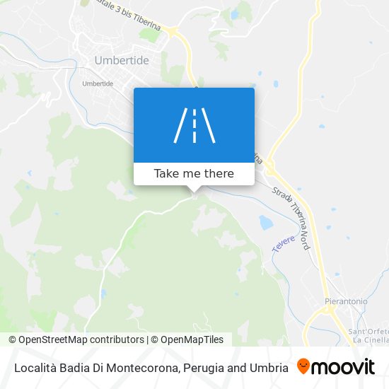 Località Badia Di Montecorona map