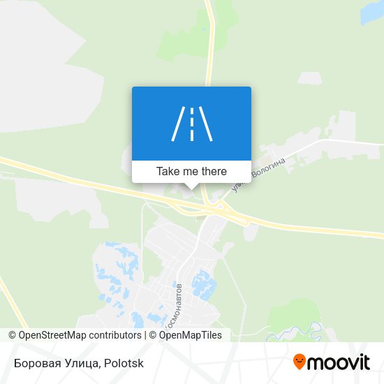 Боровая Улица map