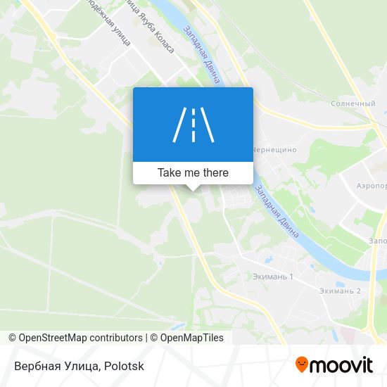 Вербная Улица map