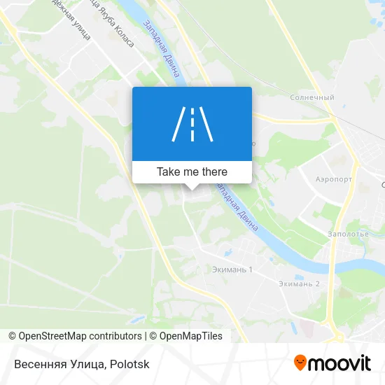 Весенняя Улица map