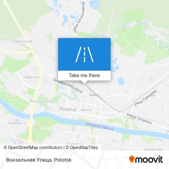 Вокзальная Улица map