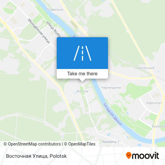 Восточная Улица map