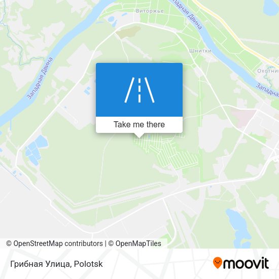 Грибная Улица map