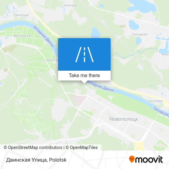 Двинская Улица map
