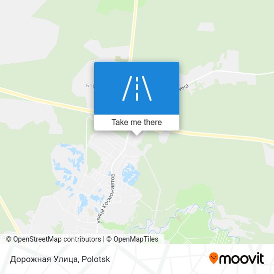 Дорожная Улица map