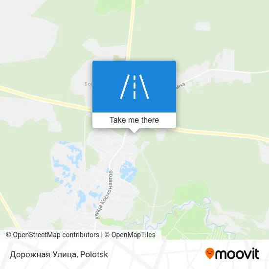 Дорожная Улица map