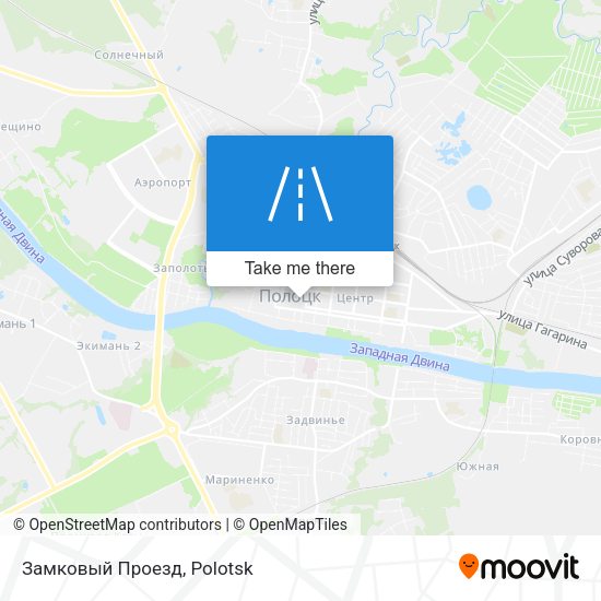 Замковый Проезд map