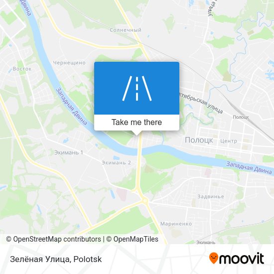 Зелёная Улица map