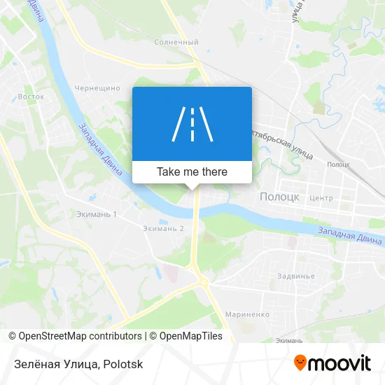 Зелёная Улица map