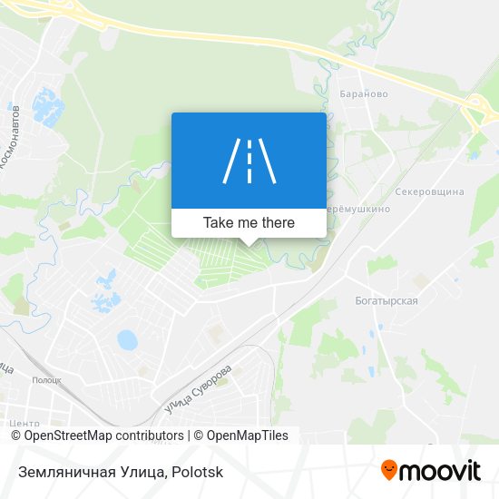 Земляничная Улица map