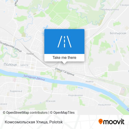 Комсомольская Улица map