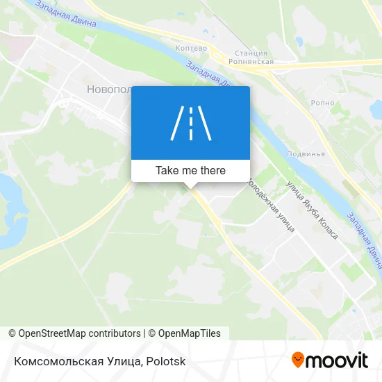Комсомольская Улица map