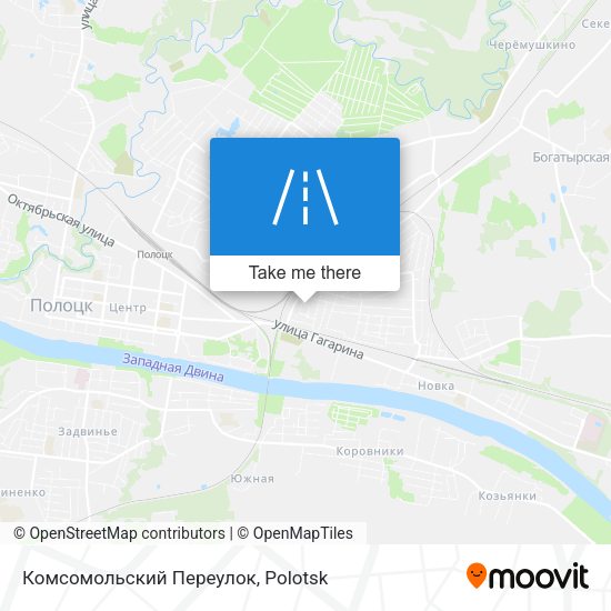 Комсомольский Переулок map
