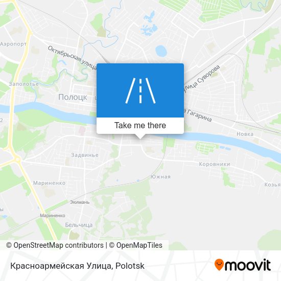 Красноармейская Улица map