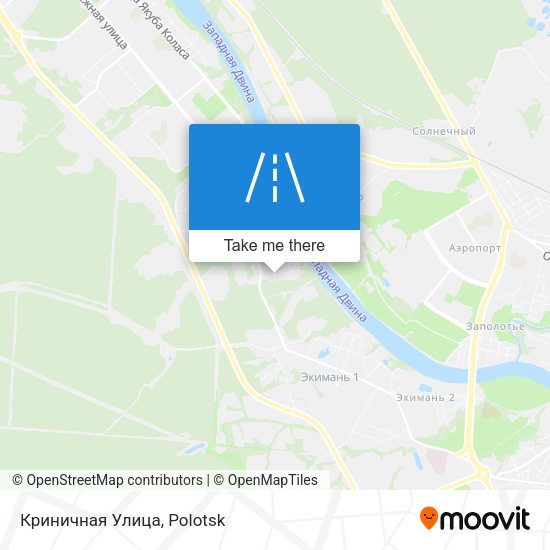 Криничная Улица map