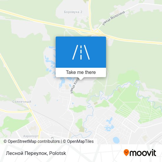 Лесной Переулок map