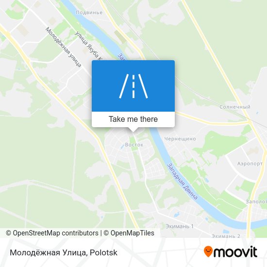 Молодёжная Улица map