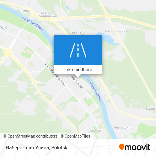 Набережная Улица map