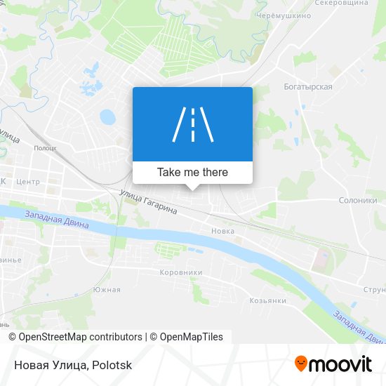 Новая Улица map
