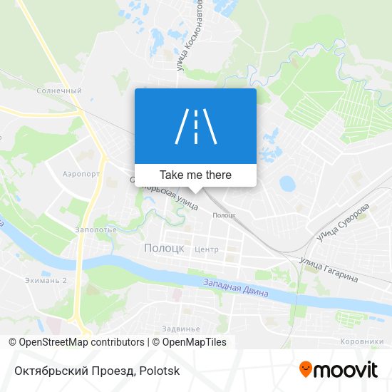 Октябрьский Проезд map