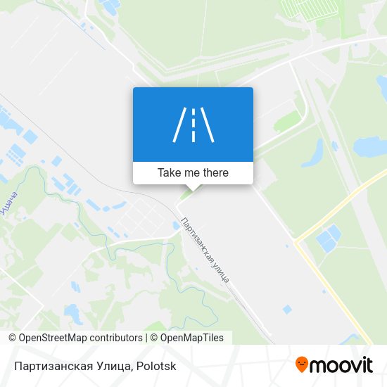 Партизанская Улица map