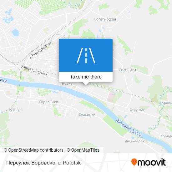Переулок Воровского map