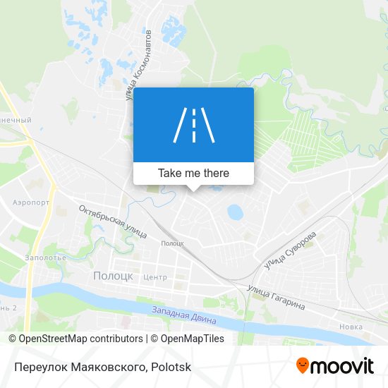Переулок Маяковского map