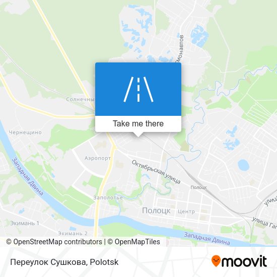 Переулок Сушкова map