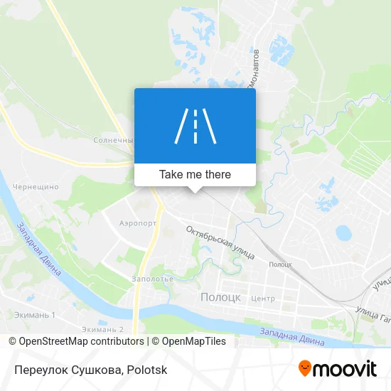 Переулок Сушкова map