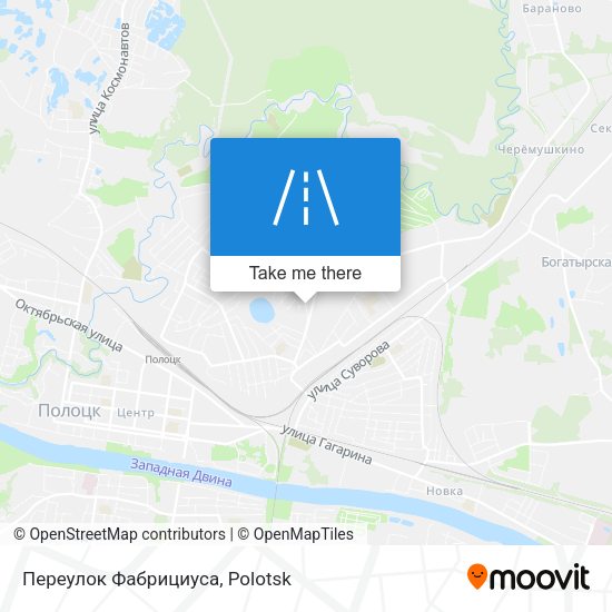Переулок Фабрициуса map