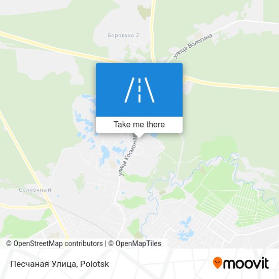 Песчаная Улица map