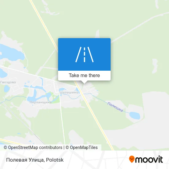 Полевая Улица map