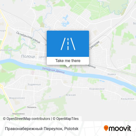 Правонабережный Переулок map