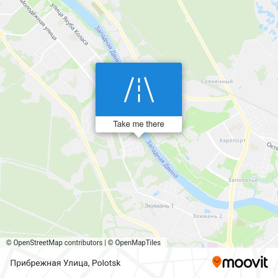 Прибрежная Улица map