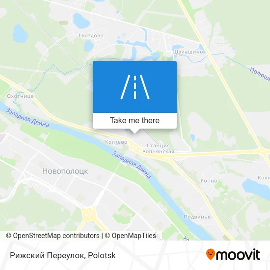 Рижский Переулок map