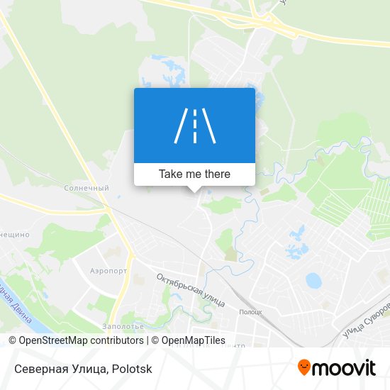 Северная Улица map