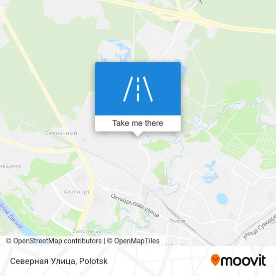 Северная Улица map