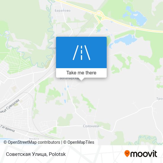 Советская Улица map