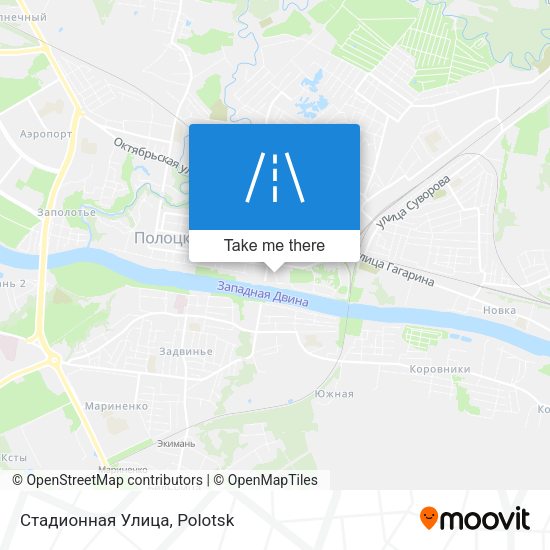 Стадионная Улица map