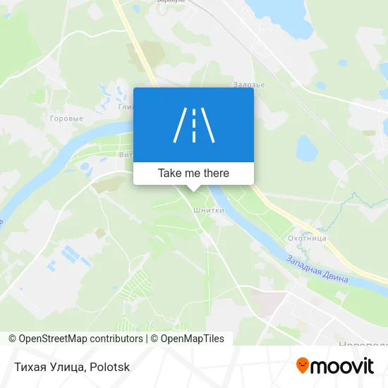 Тихая Улица map