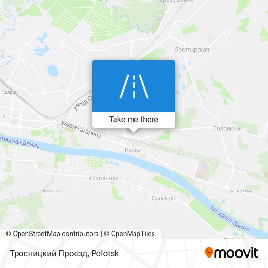Тросницкий Проезд map