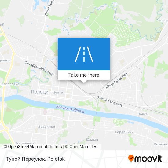 Тупой Переулок map