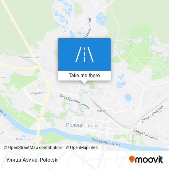 Улица Азина map