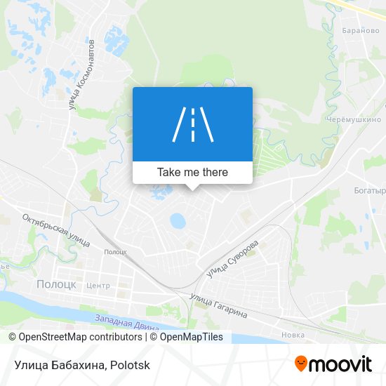 Улица Бабахина map