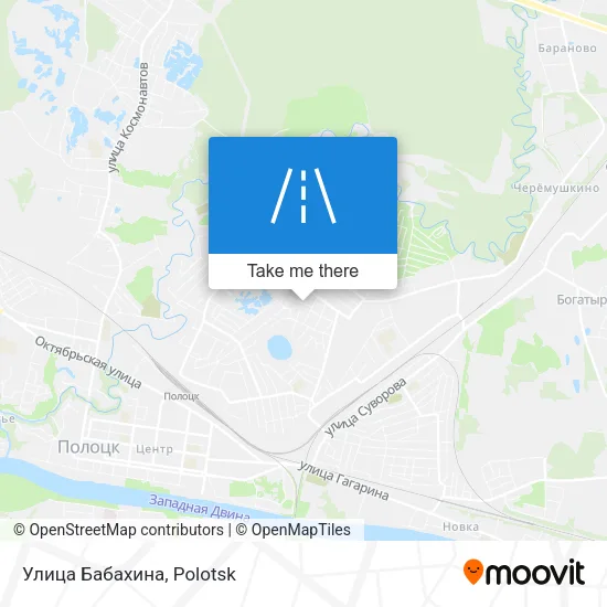 Улица Бабахина map